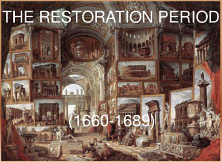 1660 -1700 – RESTORATION AGE
