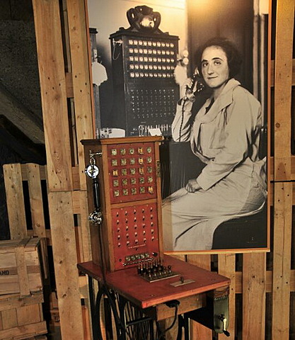 Centralita manual de batería local, 1884. (telefonía)