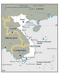 The Geneva Accords cause Vietnam to be split into North and South