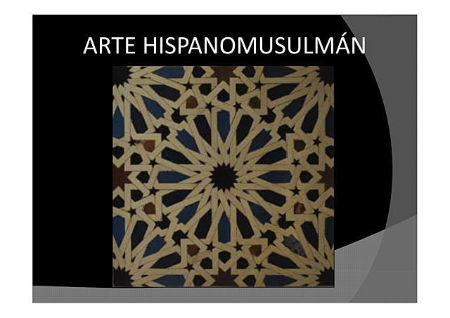 Arte Hispanomusulman