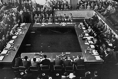 The Geneva Accords cause Vietnam to be split into North and South.