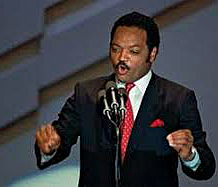 Jesse Jackson runs for president