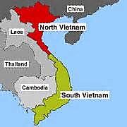 The Geneva Accords cause Vietnam to be split into North and SOuth