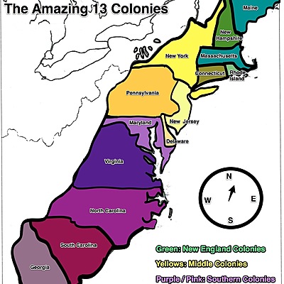 Timeline: The First Thirteen Colonies Timeline