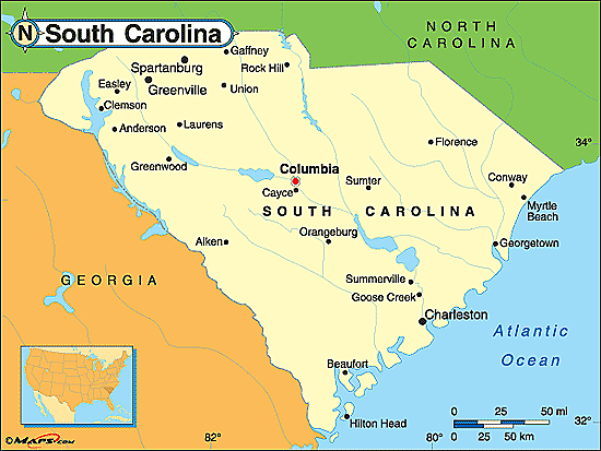 South Carolina was founded