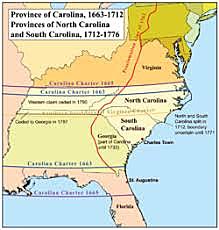 North Carolina became a colony