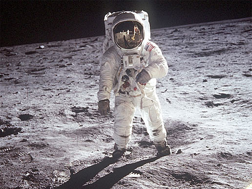 Neil Armstrong Becomes the First Man To Walk On the Moon