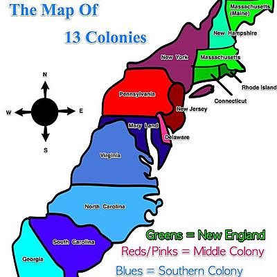 Timeline: 13 Colonies Timeline