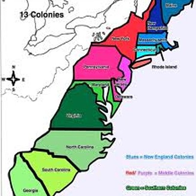 Timeline: The 13 Colonies
