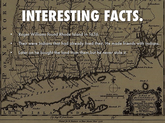 Rhode Island was founded