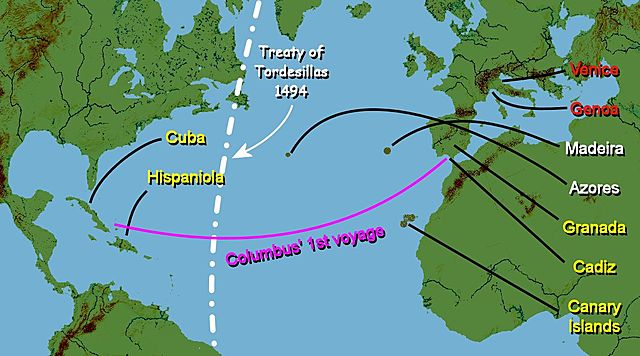 Christopher Columbus voyages