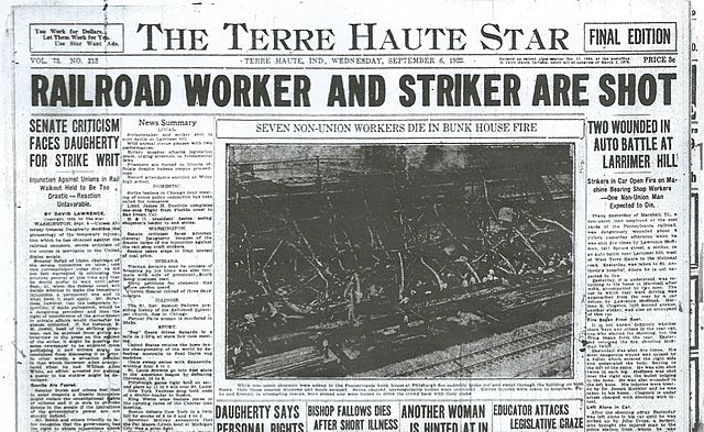 Railway Shop-men's Strike