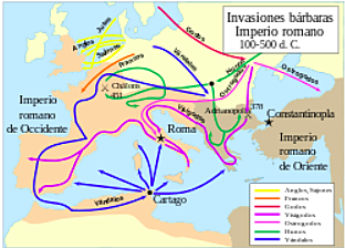DIVISIÓN DEL IMPERIO ROMANO