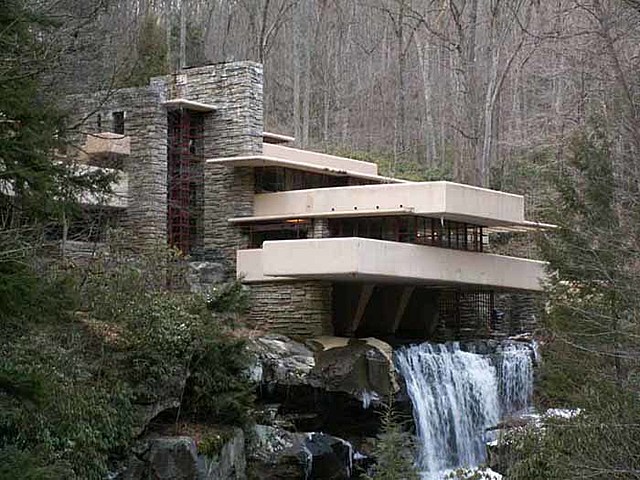 LA CASA DE LA CASCADA - Frank Lloyd Wright