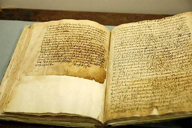 Textos en manuscritos