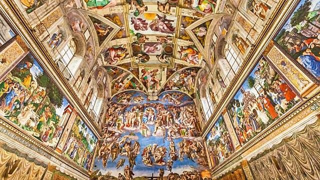 Michelangelo paints the Sistine Chapel