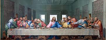 Da Vinci paints The Last Supper