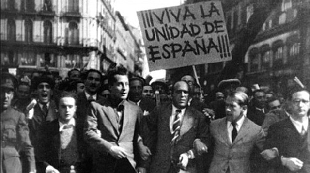 Fundación de La Falange Española por José Antonio Primo de Rivera