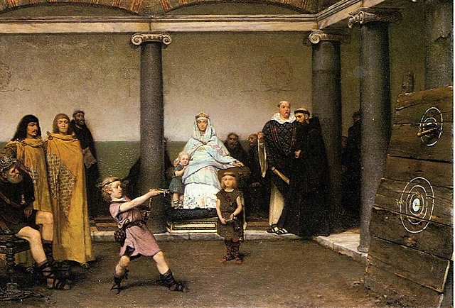 I figli di Clodoveo prendono la loro eredità