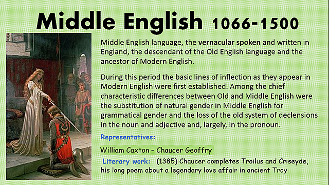 MIDDLE ENGLISH