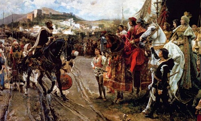 They conquered the nazari kingdom of Granada