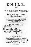 Emili,o el de l'educació-Jean-Jacques Rousseau