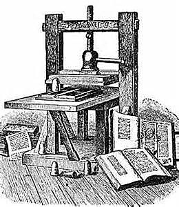Johannes Guttenberg's Printing Press
