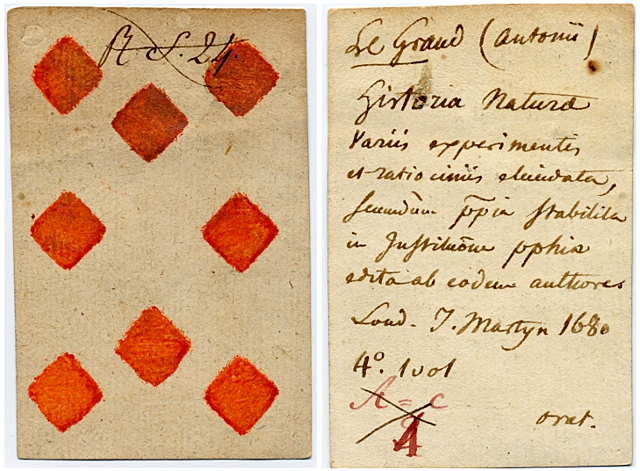 Barthelemy Mercier's Card Catalog