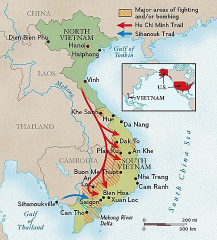 North and South Vietnam