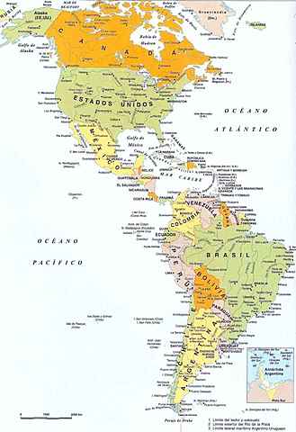 Se unen America del sur y América del norte.