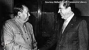 Nixon makes historic visit to Communist China