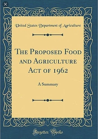 Food and Agriculture Act 1962