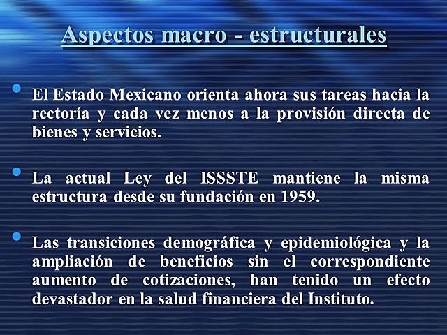 Modificación de estructura y Funcionamiento.