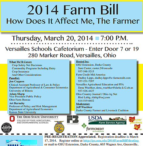 The agricultural act of 2014