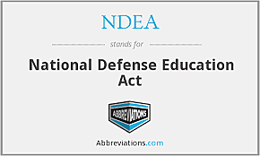 NDEA authorized education loans