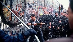 Berlin Wall comes down