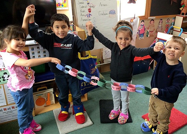 Entrada al preescolar