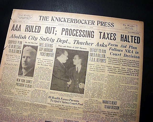 The Agricultural Adjustment Act (AAA)