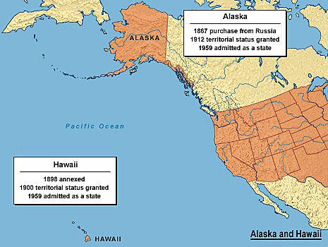 Alaska and Hawaii