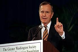 George H.W. Bush elected as president