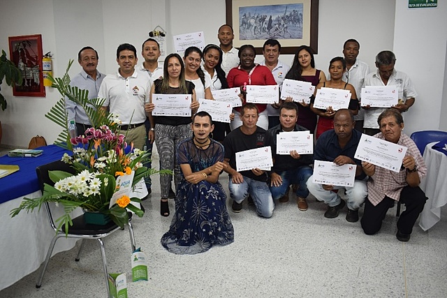 Ceremonia clausura del Diplomado Gestión del Recurso Hídrico en el municipio de Patía