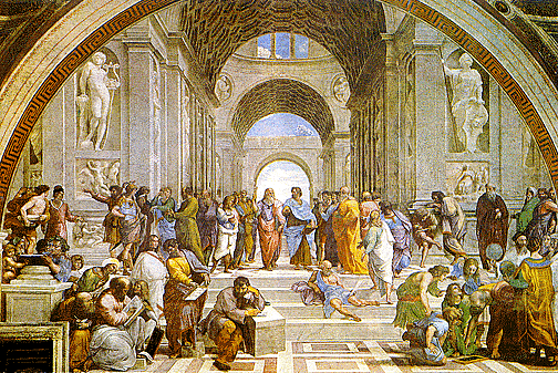 La escuela de atenas