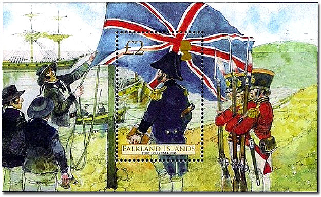 Inglaterra invade las islas Malvinas