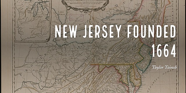 New Jersey was founded