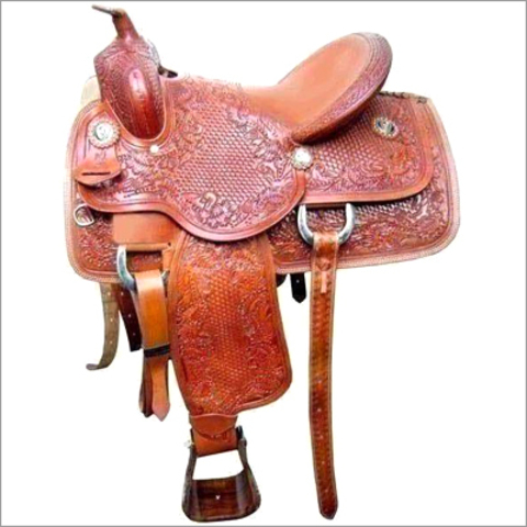 Swede's leather saddle