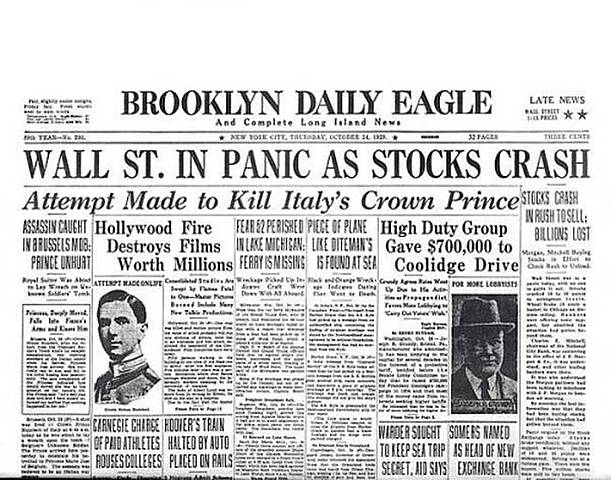 The New York Stock Exchange Collapses