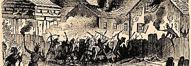 The Wampanoags attacked the Massachusetts colonies.