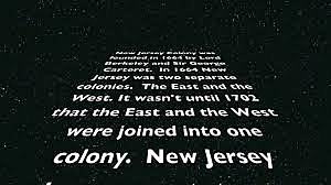 New Jersey became a colony.
