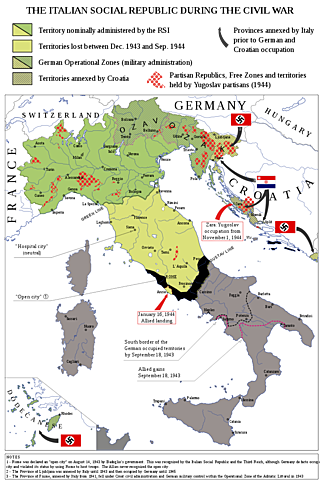 Invasión de Italia por los aliados.