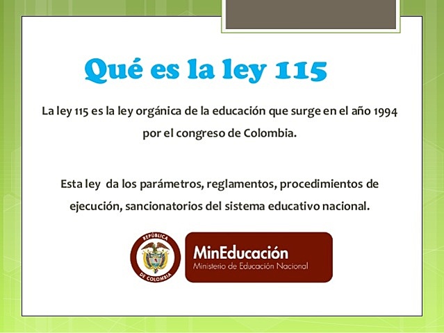 1991 CÓDIGO NACIONAL DE EDUCACIÓN